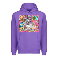 Purple Easter Bunny And Egg With Leopard Pattern Tumbler Premium Hoodie - BundleAndBundleShop