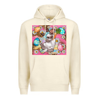 Sandshell Easter Bunny And Egg With Leopard Pattern Tumbler Premium Hoodie - BundleAndBundleShop