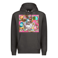 Smoke Easter Bunny And Egg With Leopard Pattern Tumbler Premium Hoodie - BundleAndBundleShop