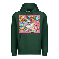 Easter Bunny And Egg With Leopard Pattern Tumbler Premium Hoodie | Teevron