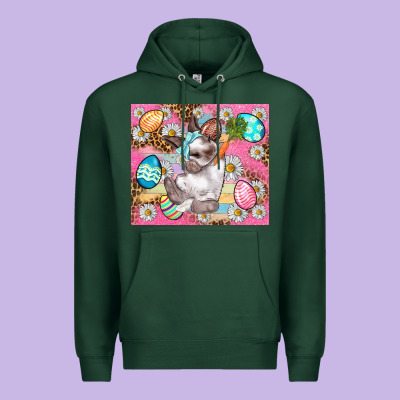 Easter Bunny And Egg With Leopard Pattern Tumbler Premium Hoodie Designed By Bundleandbundleshop