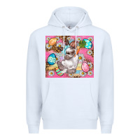White Easter Bunny And Egg With Leopard Pattern Tumbler Premium Hoodie - BundleAndBundleShop