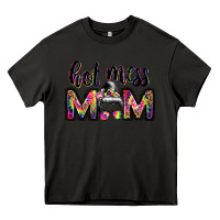 Asphalt hot mess mom messy bun Heavy Core Tee - JahusDesignShop