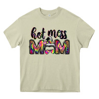 Mossy hot mess mom messy bun Heavy Core Tee - JahusDesignShop