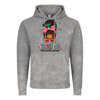 Cloud Rock Surgical Technologist Afro Messy Bun Vintage Hoodie - texasbilliewilder