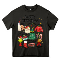 Asphalt merry christmas Heavy Core Tee - MaliasSmallBusiness