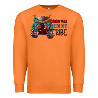 Carrot Christmas with tribe Premium Sweatshirt - CowhideDigitalArt