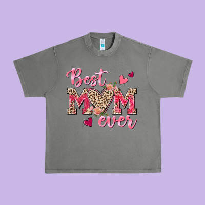 Best Mom Ever Urban Heavy Tee Designed By Texasbilliewilder