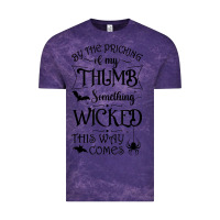 Cloud Purple something wicked this way comes witchcraft halloween 2021 t shirt Vintage Tee - longCreatives