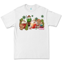 White gingerbread coffee Premium Tee - MaliasSmallBusiness