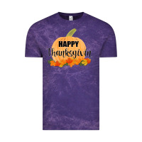 Cloud Purple Happy Thanksgiving Vintage Tee - Bettercallsaul