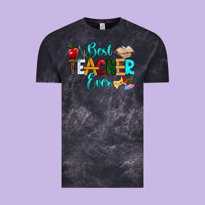 Best Teacher Ever Vintage Tee Designed By Ranaportraitstore