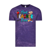 Cloud Purple best teacher ever Vintage Tee - RanaPortraitStore