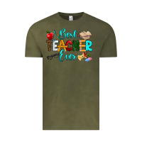 Vintage Olive best teacher ever Vintage Tee - RanaPortraitStore