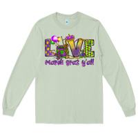 Matcha Love Mardi Gras Y'all Long Sleeve Tee - HowdyJamesFarm