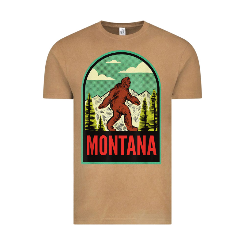 Montana Vintage Bigfoot Travel Vintage Tee by longCreatives | Teevron