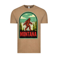Vintage Coffee montana vintage bigfoot travel Vintage Tee - longCreatives