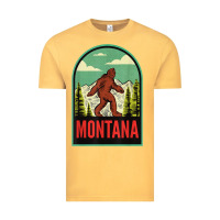 Vintage Mustard montana vintage bigfoot travel Vintage Tee - longCreatives