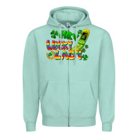 Seafoam Hey lucky lady flip phone Zipper Hoodie - FaDigitalArtStudio