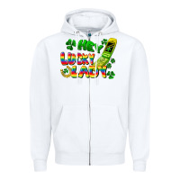 White Hey lucky lady flip phone Zipper Hoodie - FaDigitalArtStudio