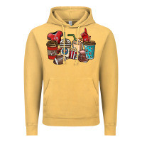 Vintage Mustard Football coffee cups Vintage Hoodie - NancyCooperArtShop