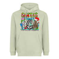 Matcha Santas Favorite PCA Patient Care Assistant Heavyweight Hoodie - CowhideDigitalArt