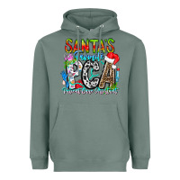 Sage Santas Favorite PCA Patient Care Assistant Heavyweight Hoodie - CowhideDigitalArt