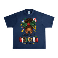 Navy assistant director life afro messy bun Urban Heavy Tee - texasbilliewilder