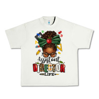 Pistachio assistant director life afro messy bun Urban Heavy Tee - texasbilliewilder