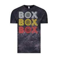 Cloud Black Vintage Retro Box Box Box Formula Racing Vintage Tee - longCreatives