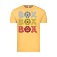 Vintage Mustard Vintage Retro Box Box Box Formula Racing Vintage Tee - longCreatives