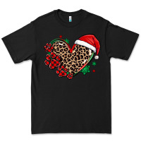 Black christmas paw heart Premium Tee - MaliasSmallBusiness