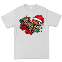 Dove Grey christmas paw heart Premium Tee - MaliasSmallBusiness