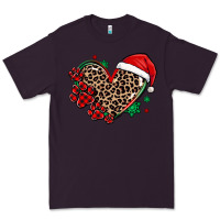Plum christmas paw heart Premium Tee - MaliasSmallBusiness