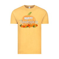 Vintage Mustard Happy Thanksgiving Vintage Tee - Bettercallsaul