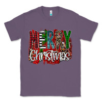 Lavender Merry Christmas Buffalo Plaid Leopard Classic Tee - Bettercallsaul