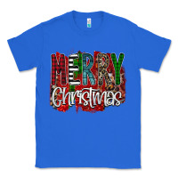 True Royal Merry Christmas Buffalo Plaid Leopard Classic Tee - Bettercallsaul