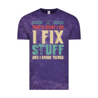 That's What I Do   I Fix Stuff And I Know Things Vintage Tee | Teevron