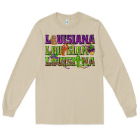 Mushroom Louisiana Louisiana Louisiana Long Sleeve Tee - HowdyJamesFarm