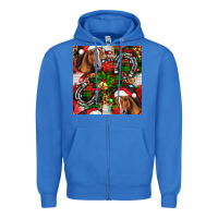 True Royal christmas horse leopard Zipper Hoodie - FaDigitalArtStudio