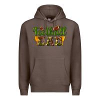 Coffee Football Dad Premium Hoodie - BundleAndBundleShop