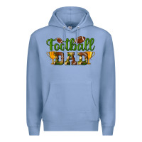 Colony Blue Football Dad Premium Hoodie - BundleAndBundleShop