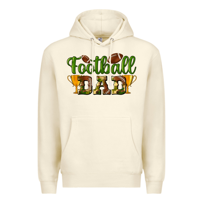 Football Dad Premium Hoodie by BundleAndBundleShop | Teevron