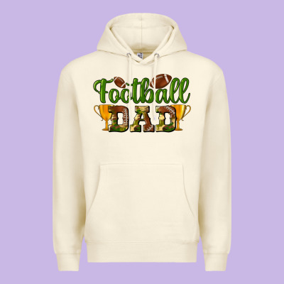 Football Dad Premium Hoodie Designed By Bundleandbundleshop