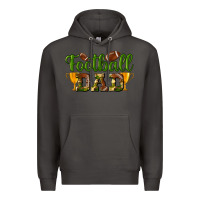Smoke Football Dad Premium Hoodie - BundleAndBundleShop