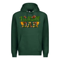 Sports Green Football Dad Premium Hoodie - BundleAndBundleShop