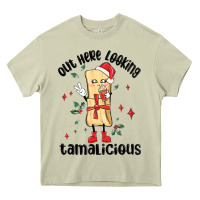 Mossy out here looking tamalicious christmas tamale Heavy Core Tee - MaliasSmallBusiness