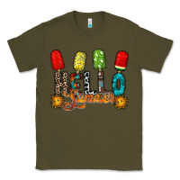 Army Green hello summer Classic Tee - RacoonDesign