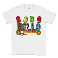 White hello summer Classic Tee - RacoonDesign