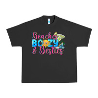 Pigment Black Beaches boozy besties Summer Urban Heavy Tee - NancyCooperArtShop